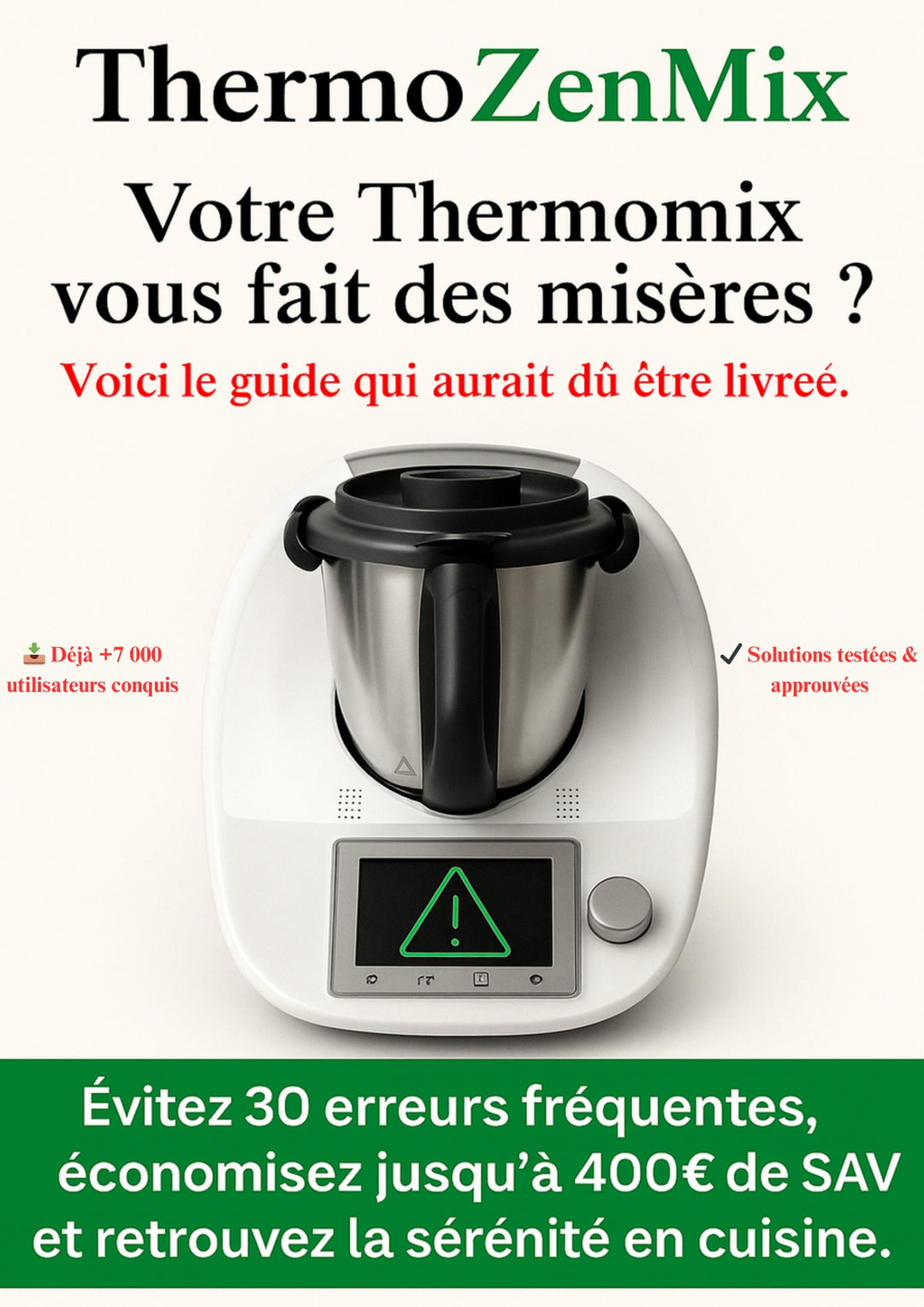 Calotti® Spatule tournante - Compatible avec Thermomix® TM5, TM6, TM7 Calotti® Spatule tournante - Compatible avec Thermomix® TM5, TM6, TM7