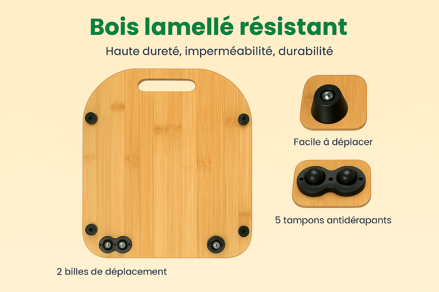Planche en bois pour Thermomix