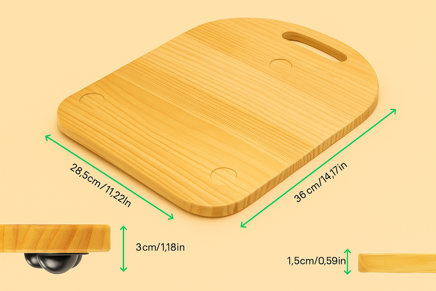 Planche en bois pour Thermomix
